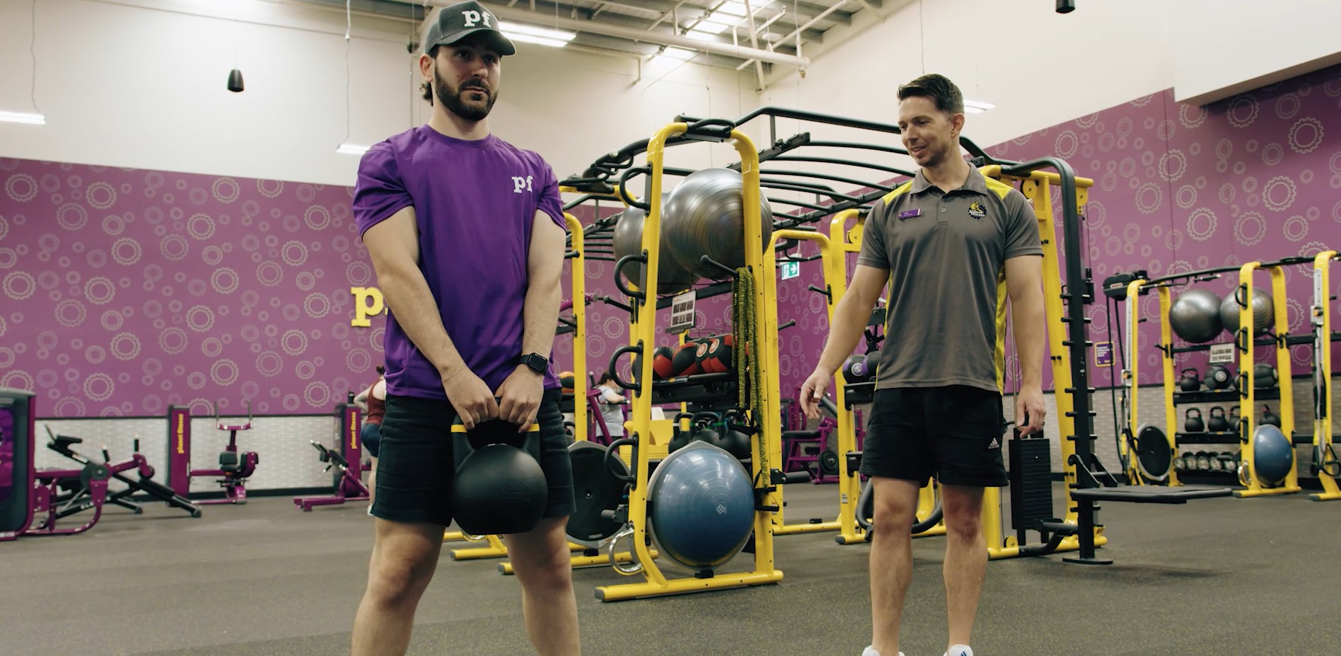 People working out at PF