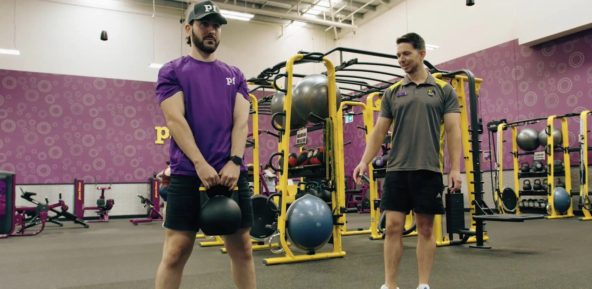 People working out at PF